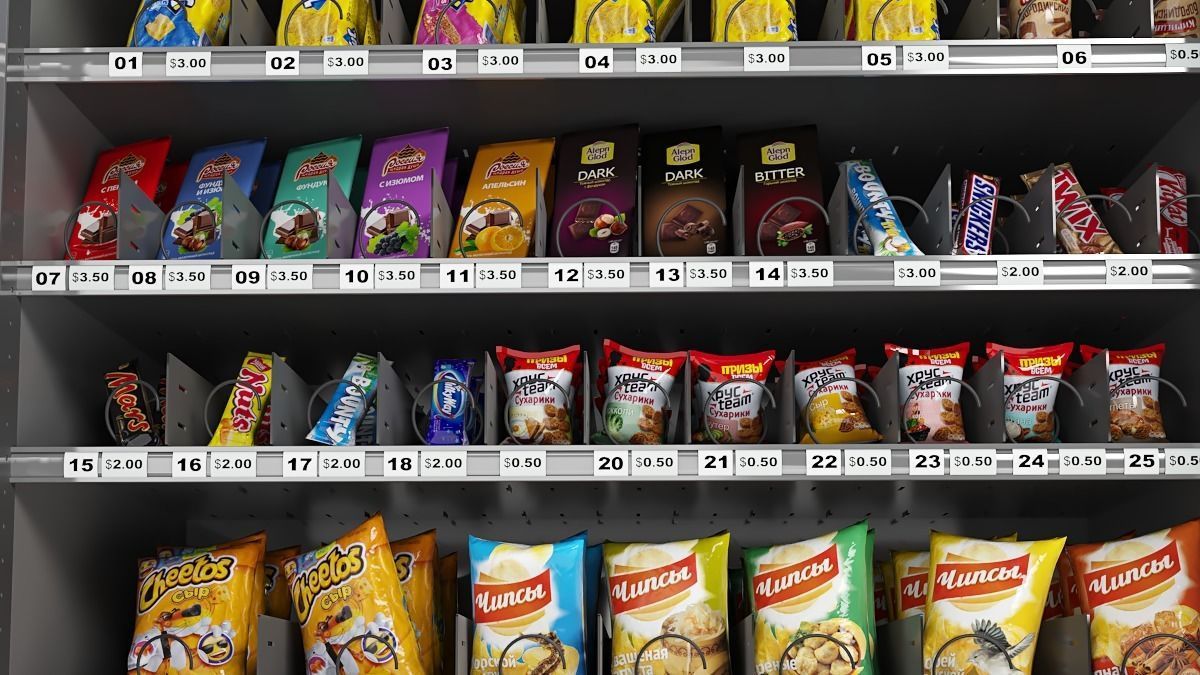 Vending machine 3D model_3