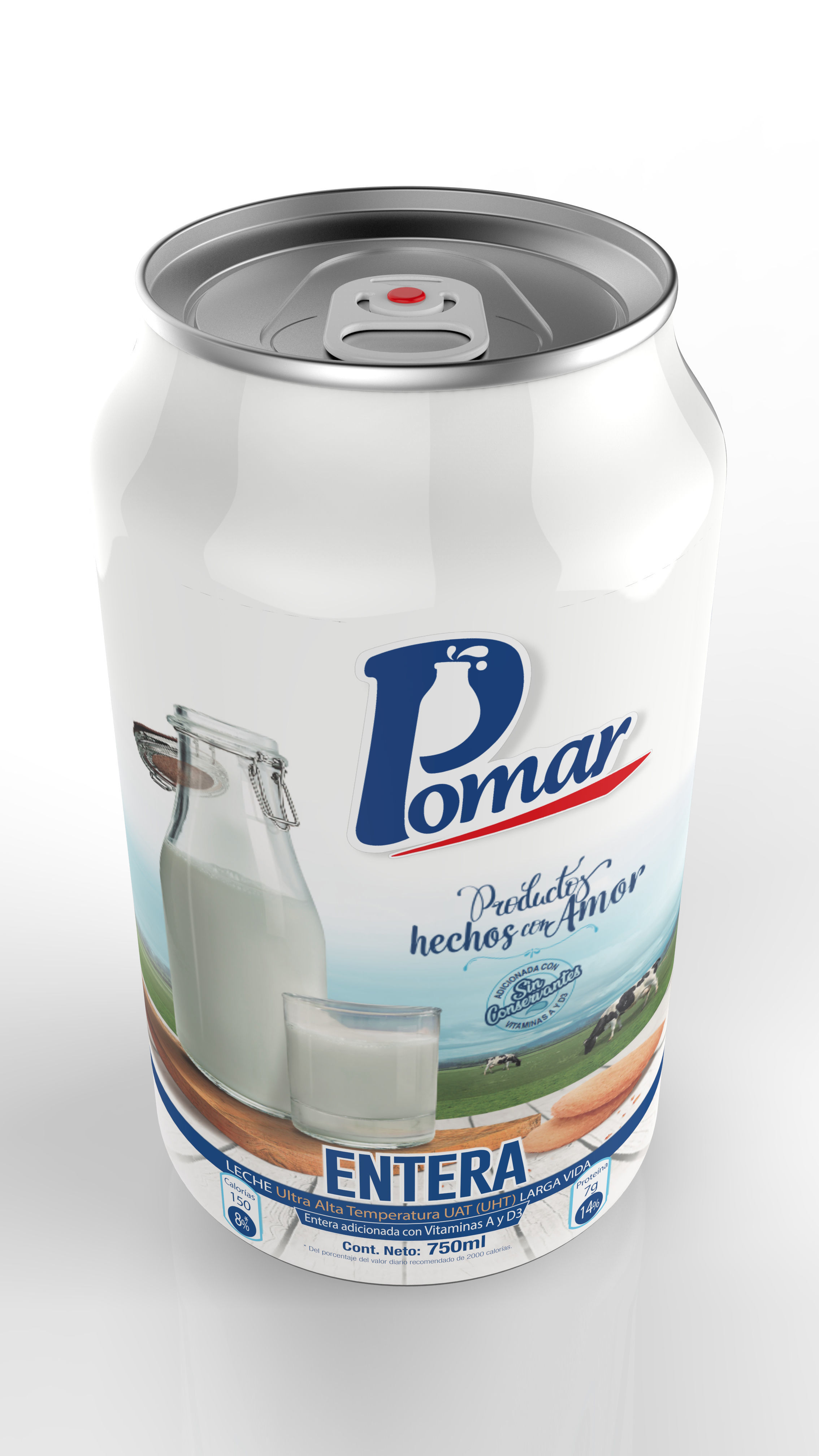 LATA DE LECHE EL POMAR 3D model_2