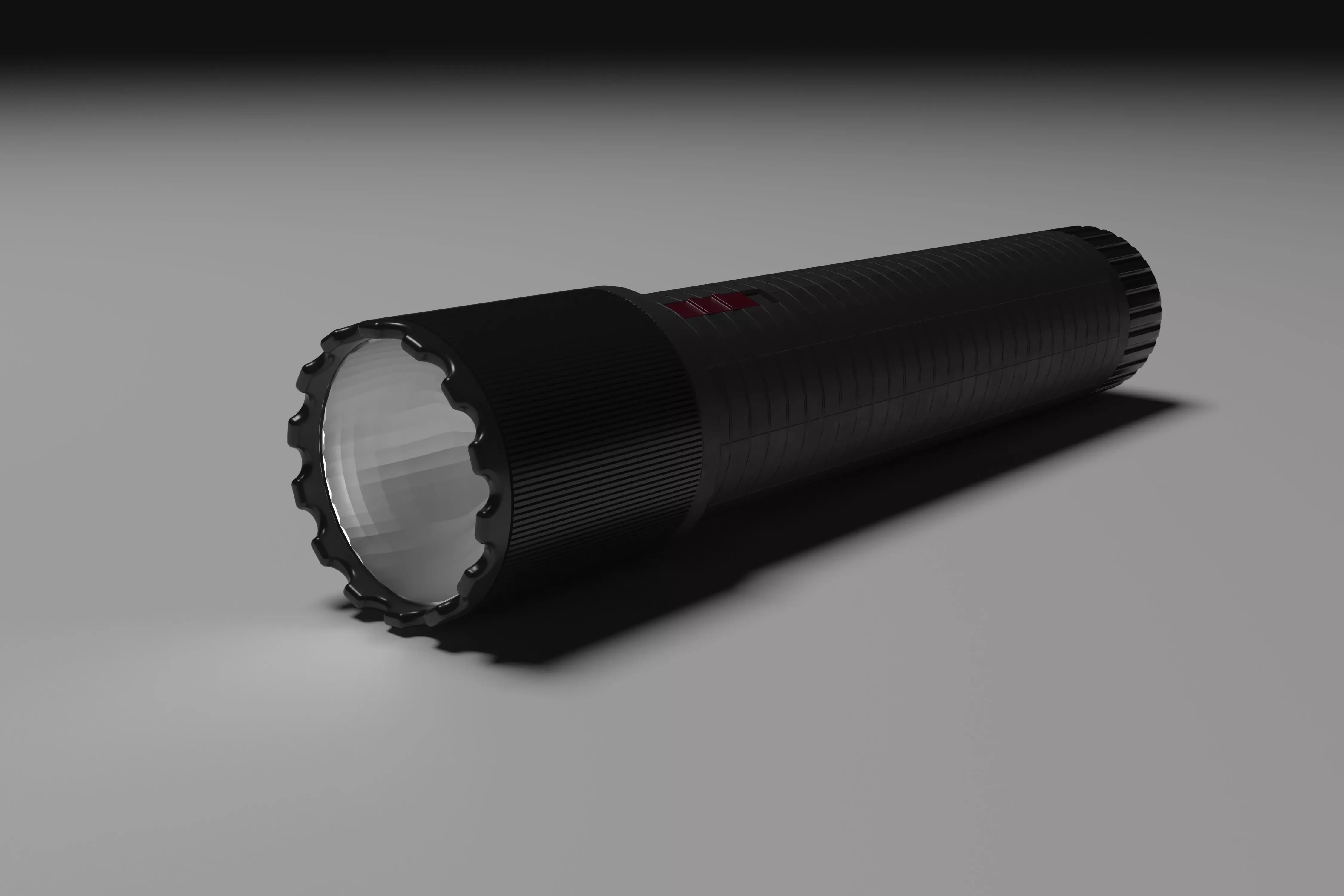 Compact Flashlight 3D model_0