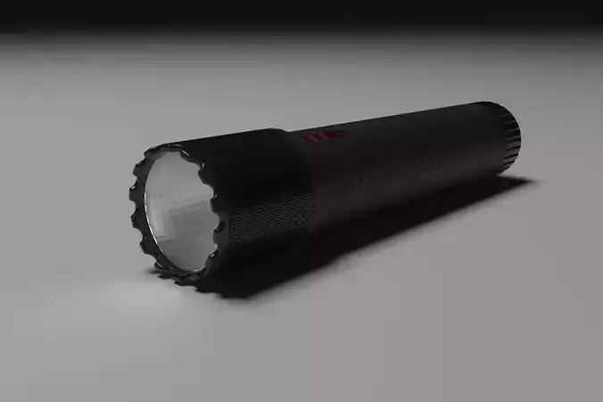 Compact Flashlight 3D model