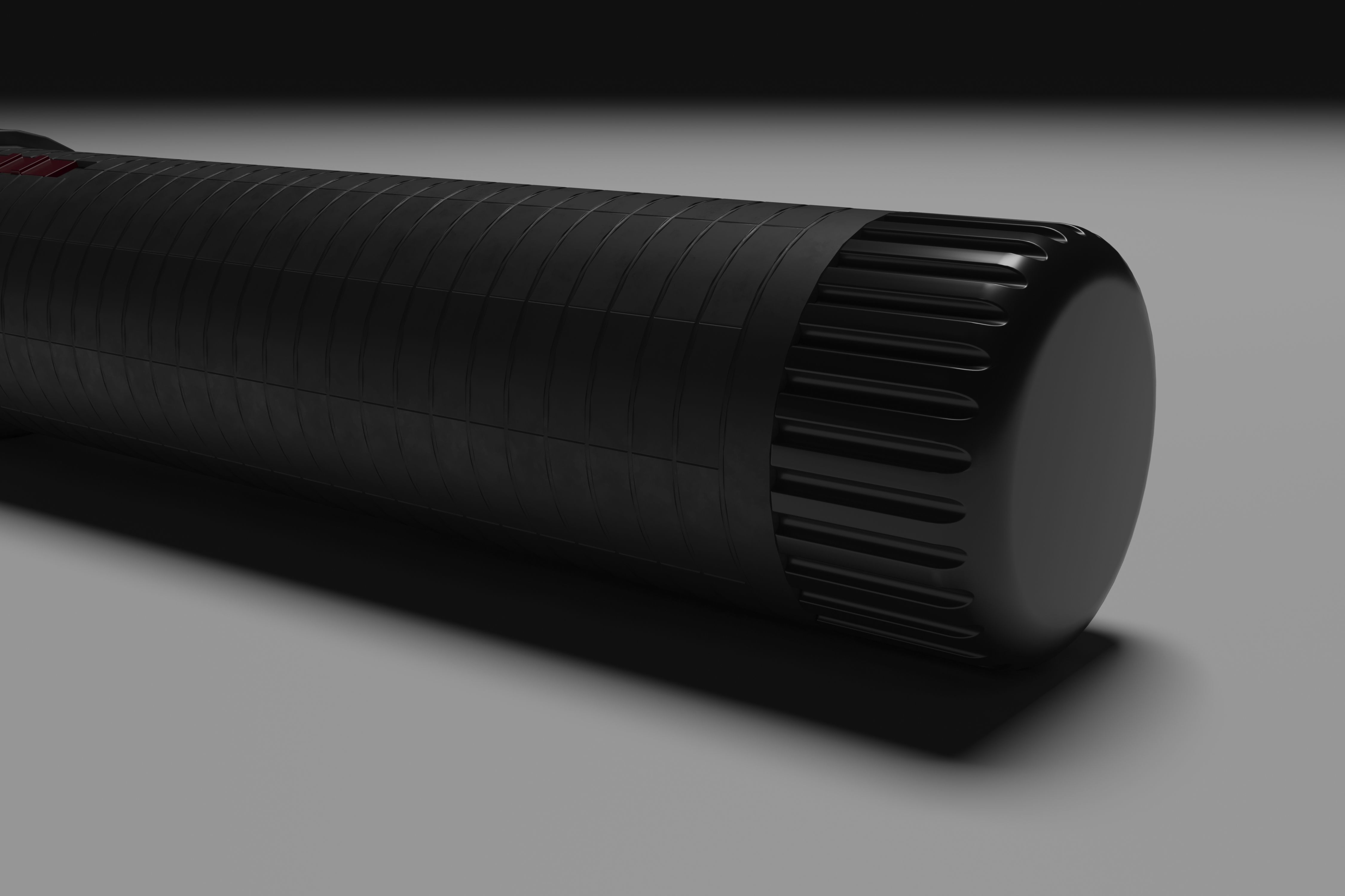 Compact Flashlight 3D model_8