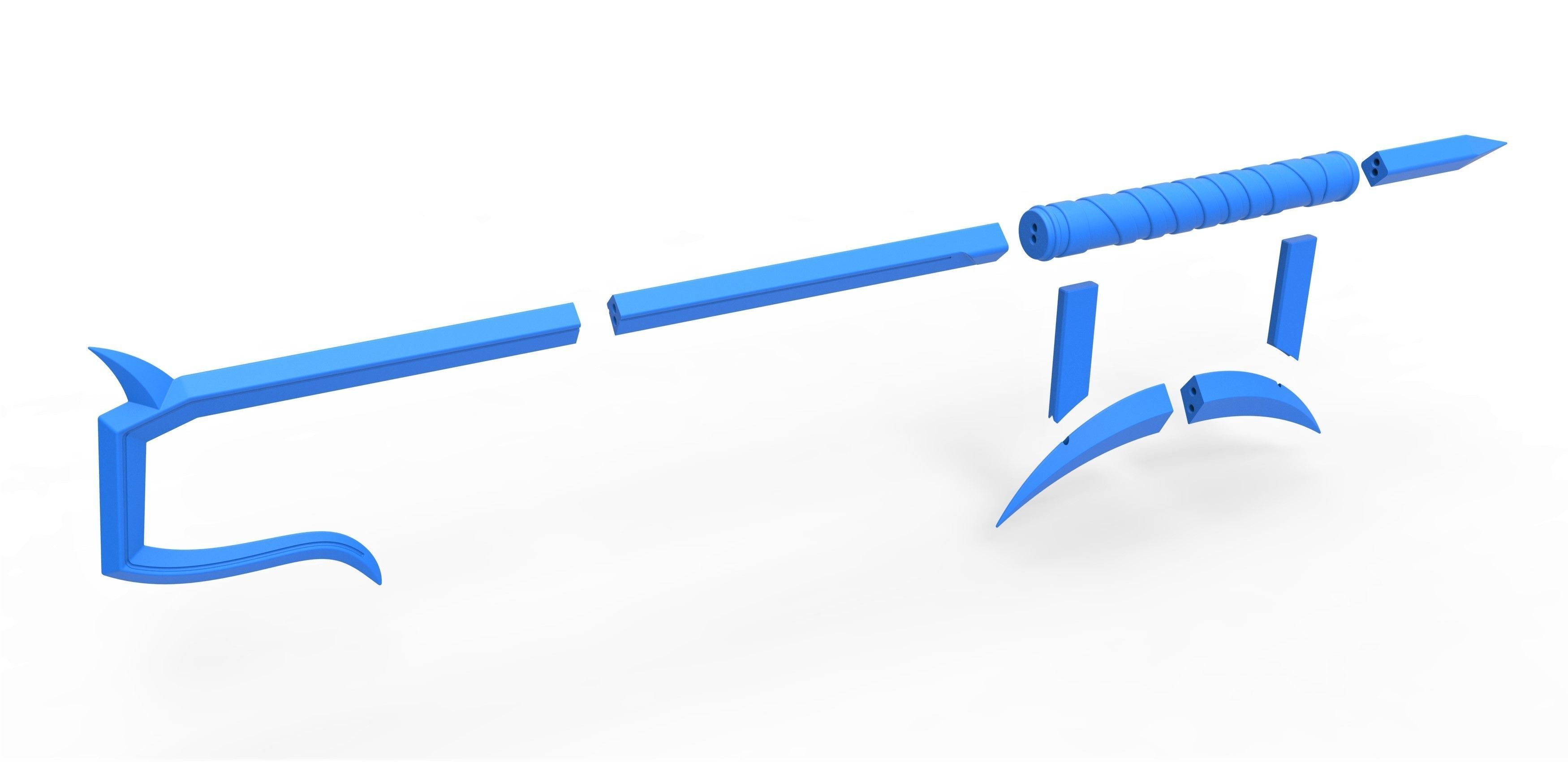 Sword of Kabal from the game Mortal Kombat 11 3D print model_21