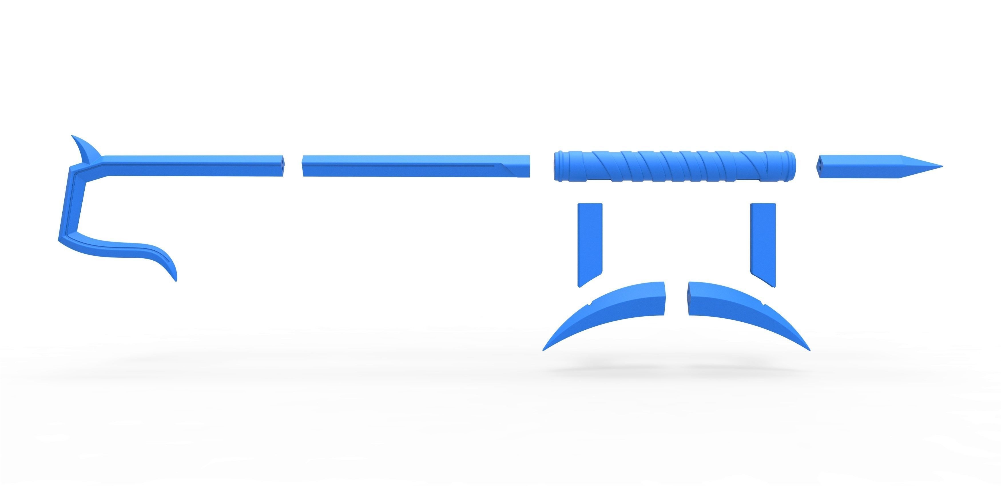 Sword of Kabal from the game Mortal Kombat 11 3D print model_24