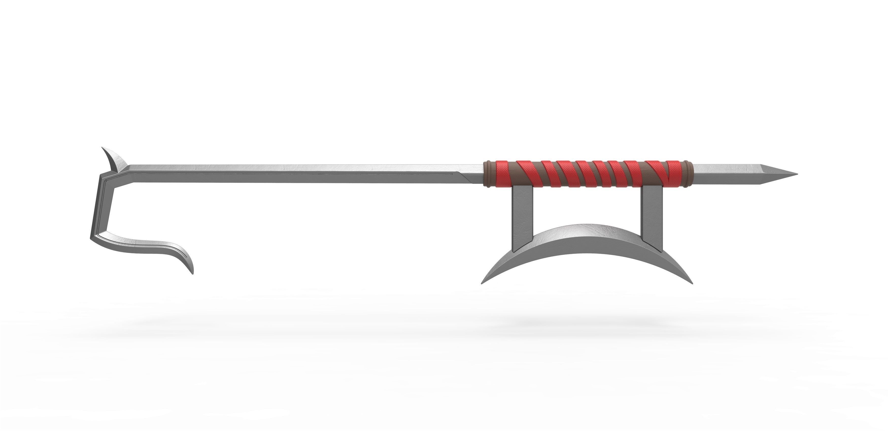 Sword of Kabal from the game Mortal Kombat 11 3D print model_5