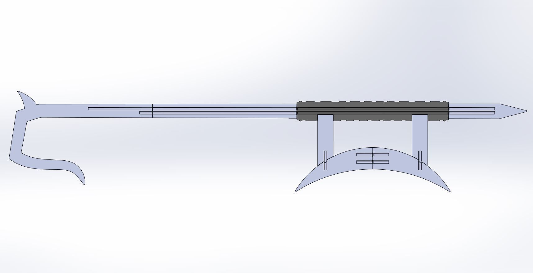 Sword of Kabal from the game Mortal Kombat 11 3D print model_27