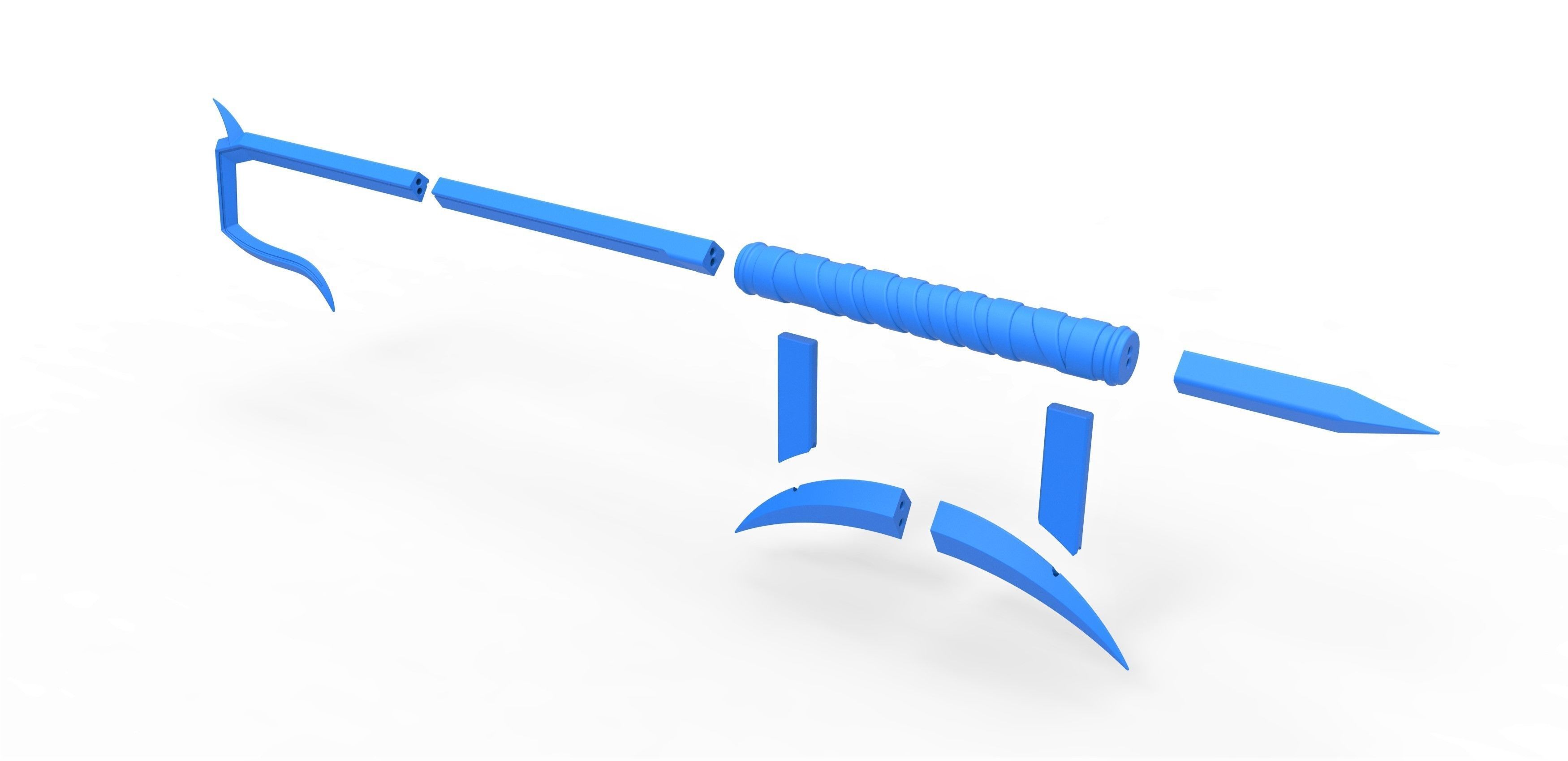 Sword of Kabal from the game Mortal Kombat 11 3D print model_25