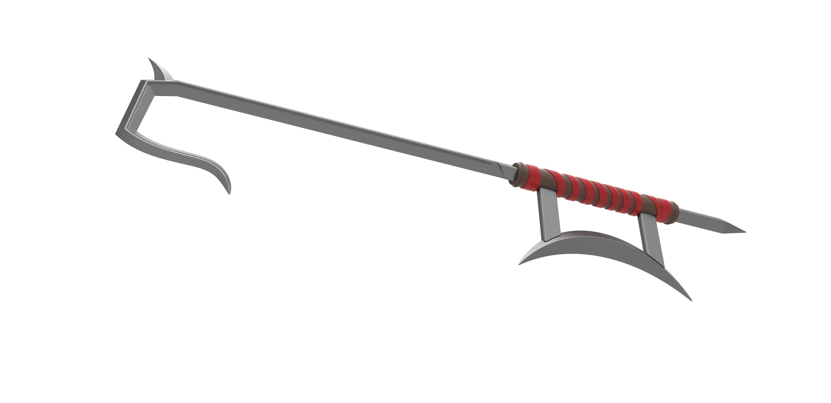 Sword of Kabal from the game Mortal Kombat 11 3D print model_2