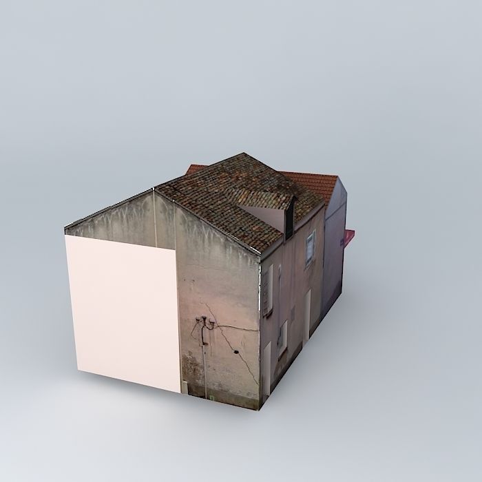 Viroflay Bakery in the city center Free 3D model_1