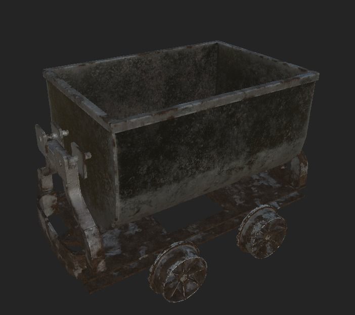 Mine Assets Pack Low-poly 3D model_15