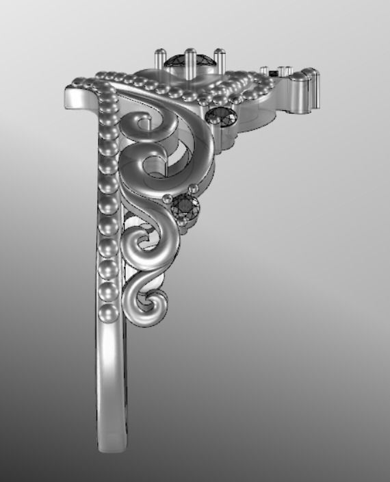 Ring dp 34 3D print model_16