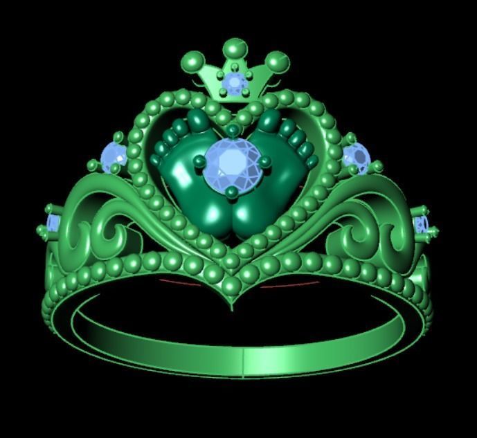 Ring dp 34 3D print model_13