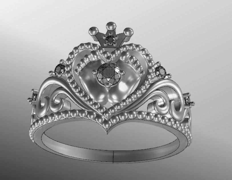 Ring dp 34 3D print model_19