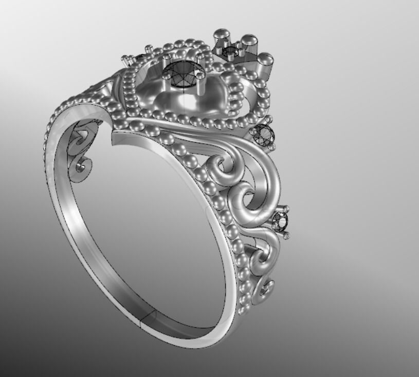 Ring dp 34 3D print model_17