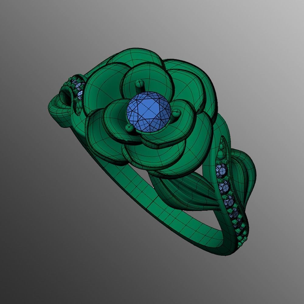Ring dp 36 3D print model_2