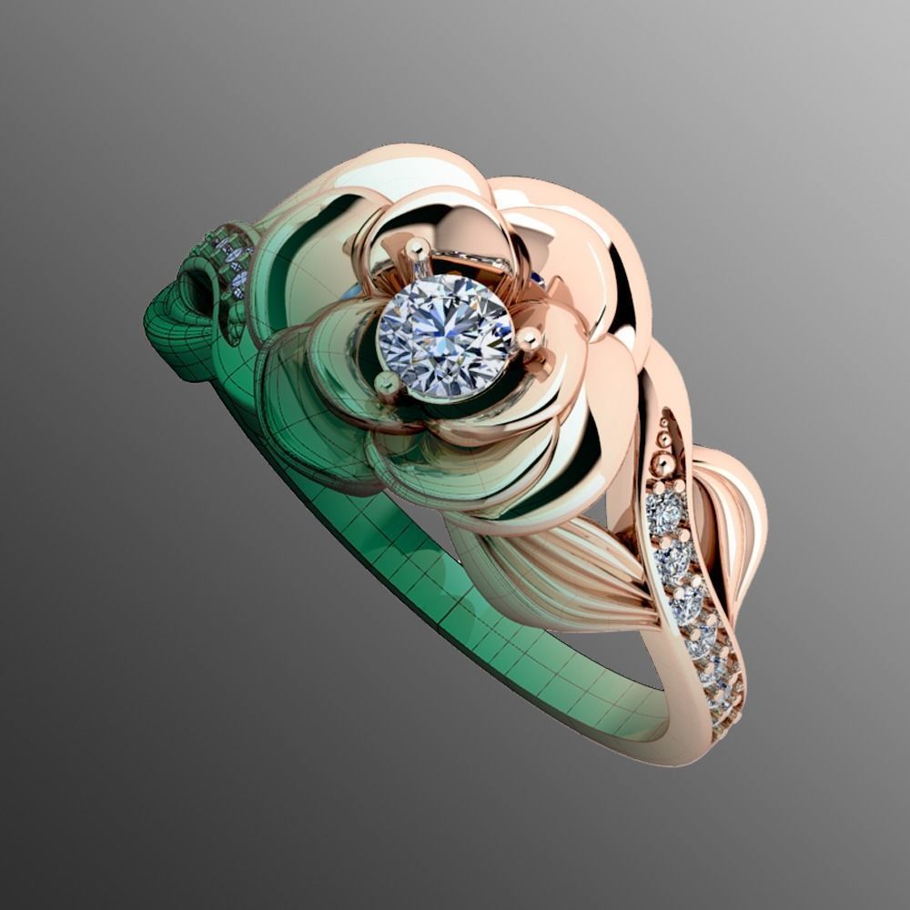 Ring dp 36 3D print model_1