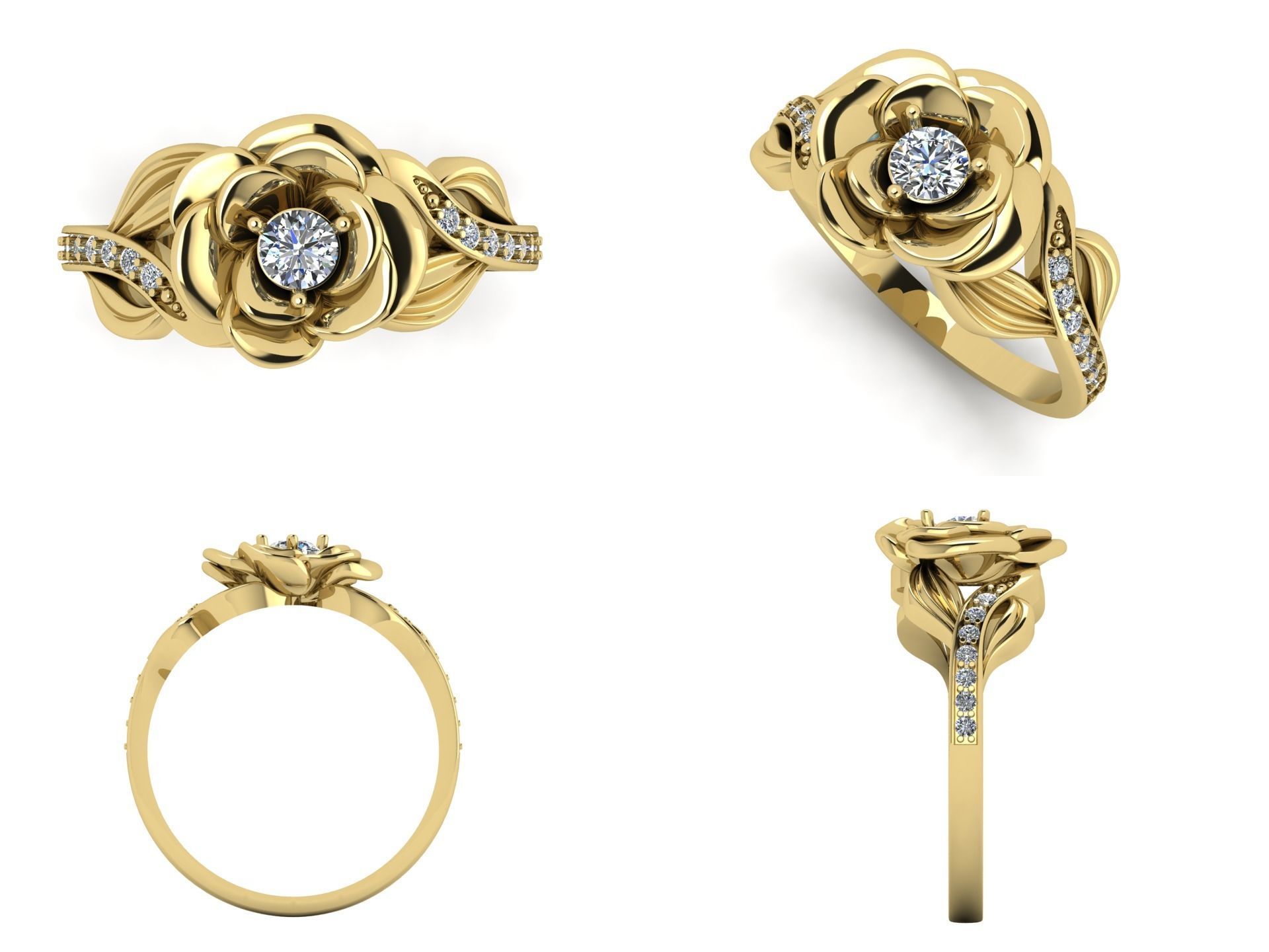 Ring dp 36 3D print model_4