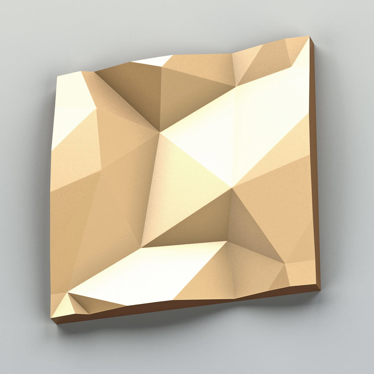 Wall panel 014 3D model_4