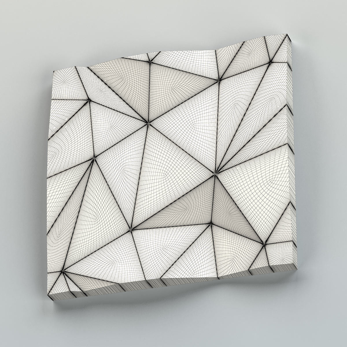 Wall panel 014 3D model_6