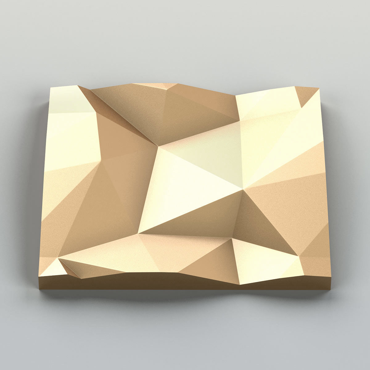 Wall panel 014 3D model_3