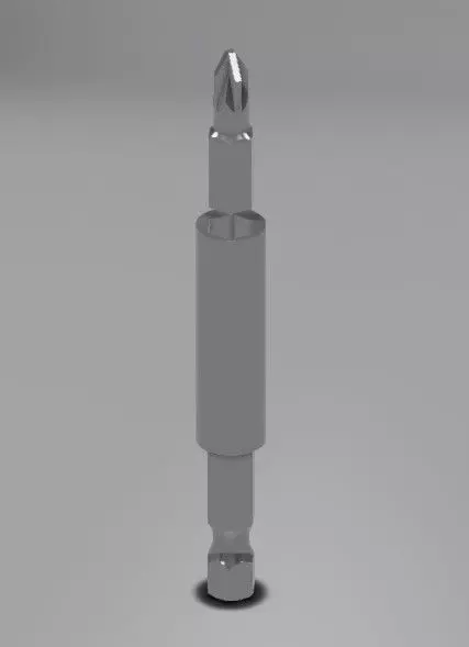 Hex bit adapter holder 3D model_0