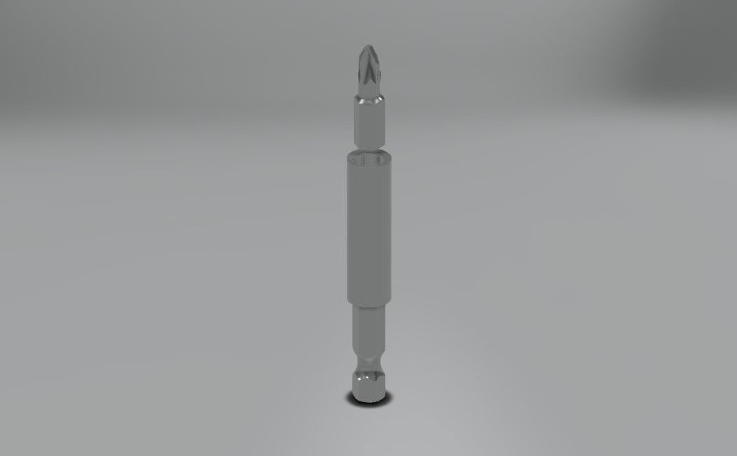 Hex bit adapter holder 3D model_1