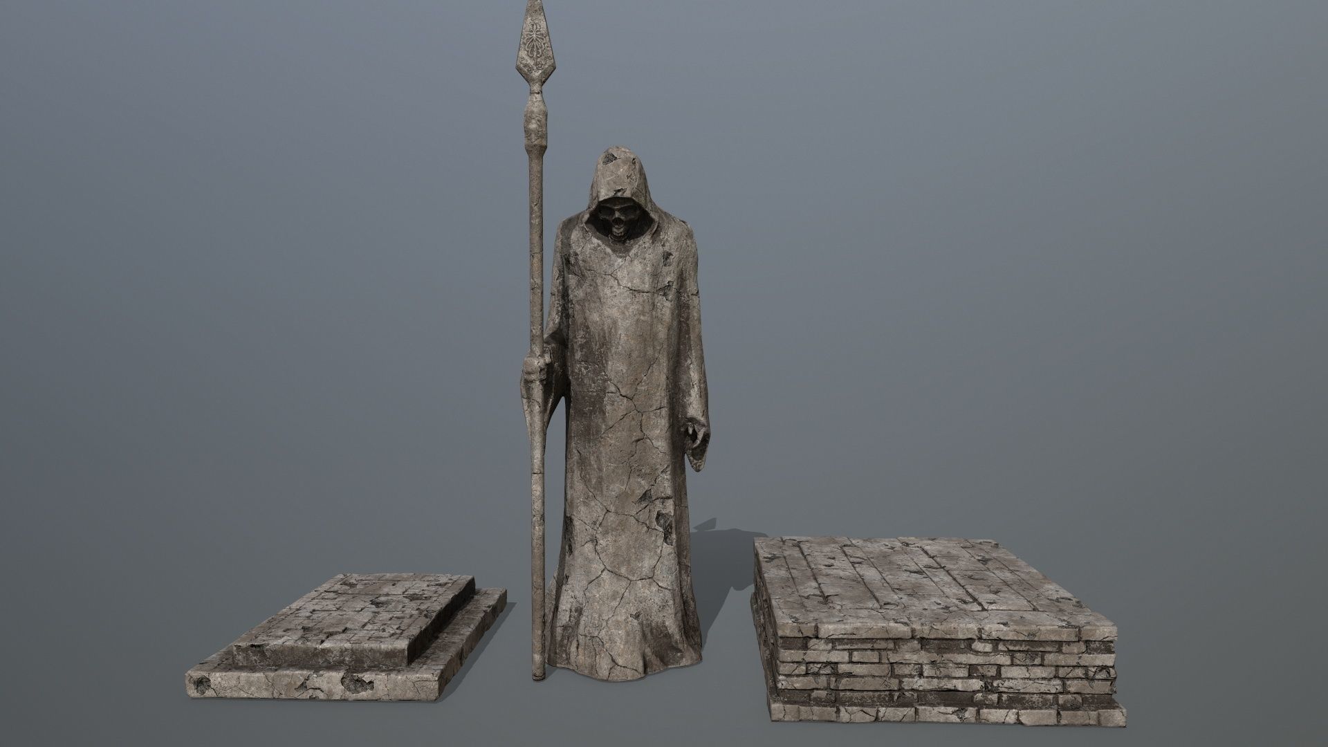 old ruin set 1 Low-poly 3D model_20