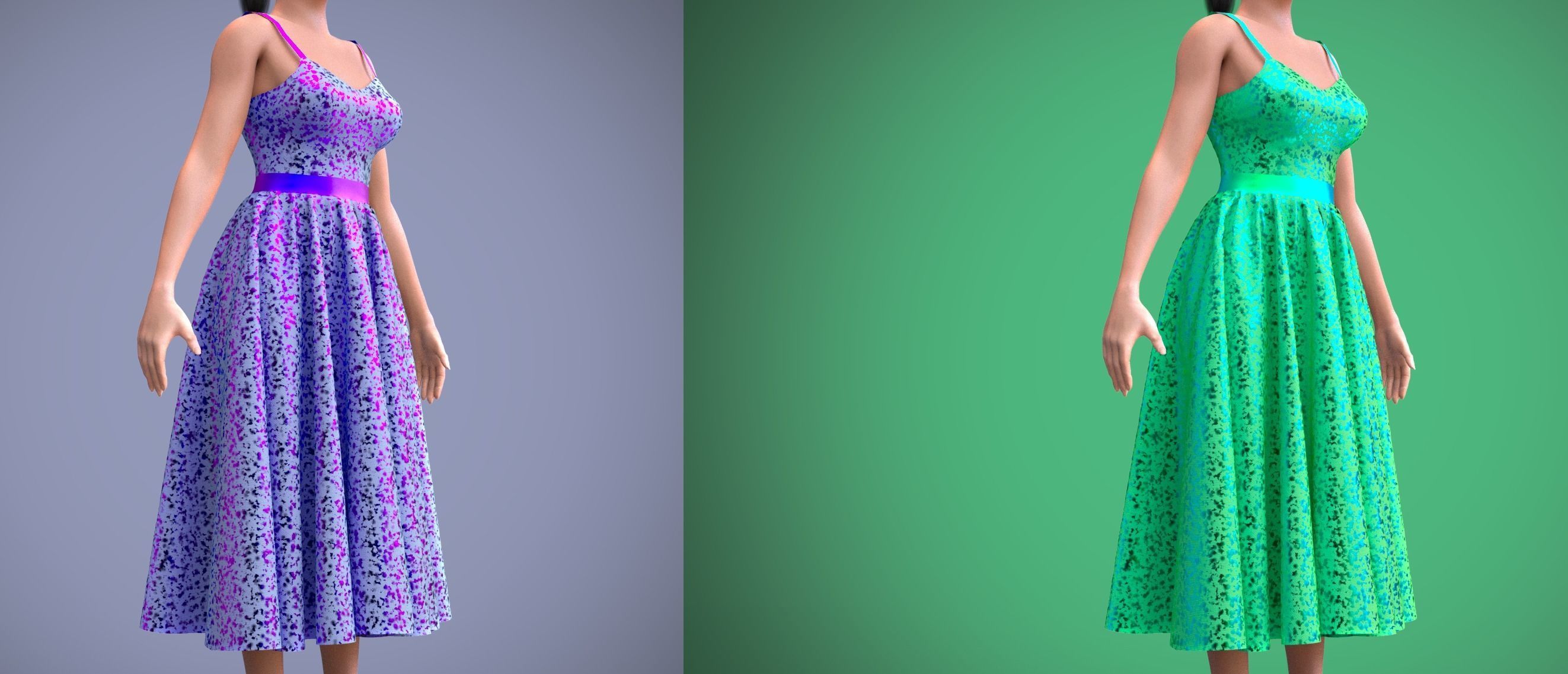 SEQUIN DRESS 3D model_12