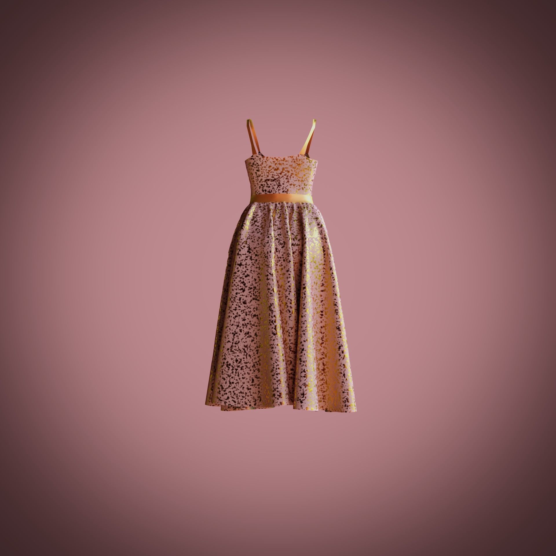 SEQUIN DRESS 3D model_10
