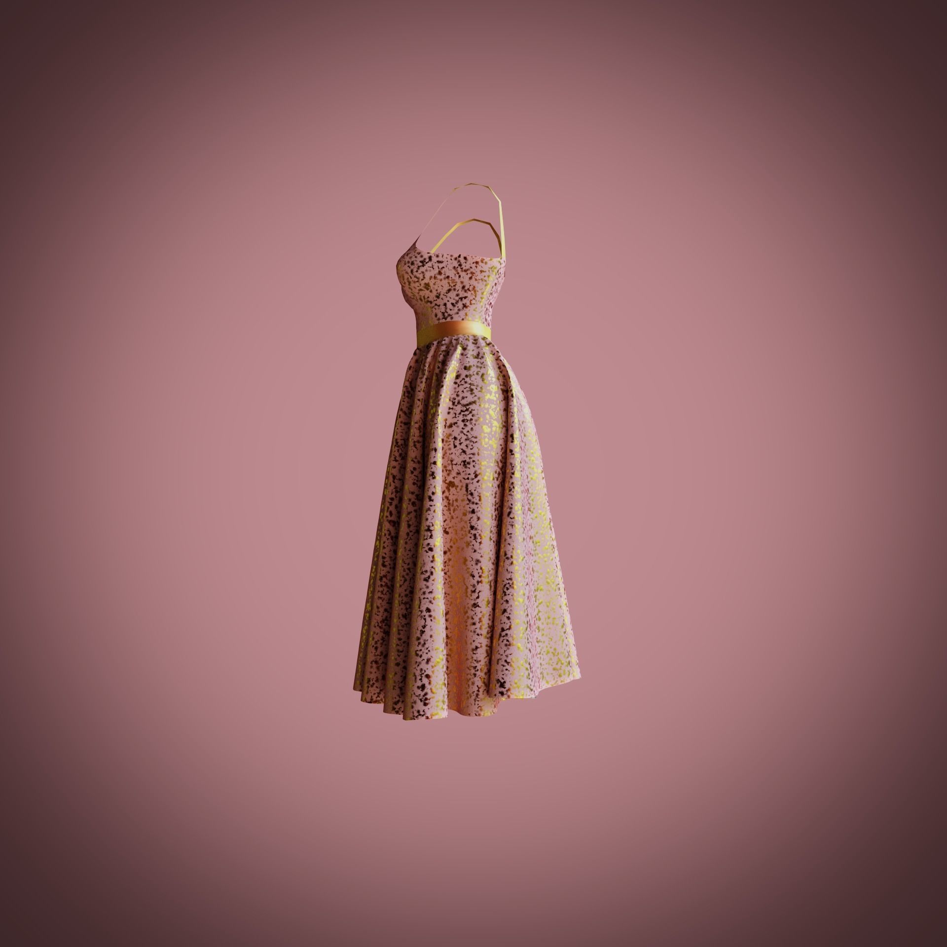 SEQUIN DRESS 3D model_11