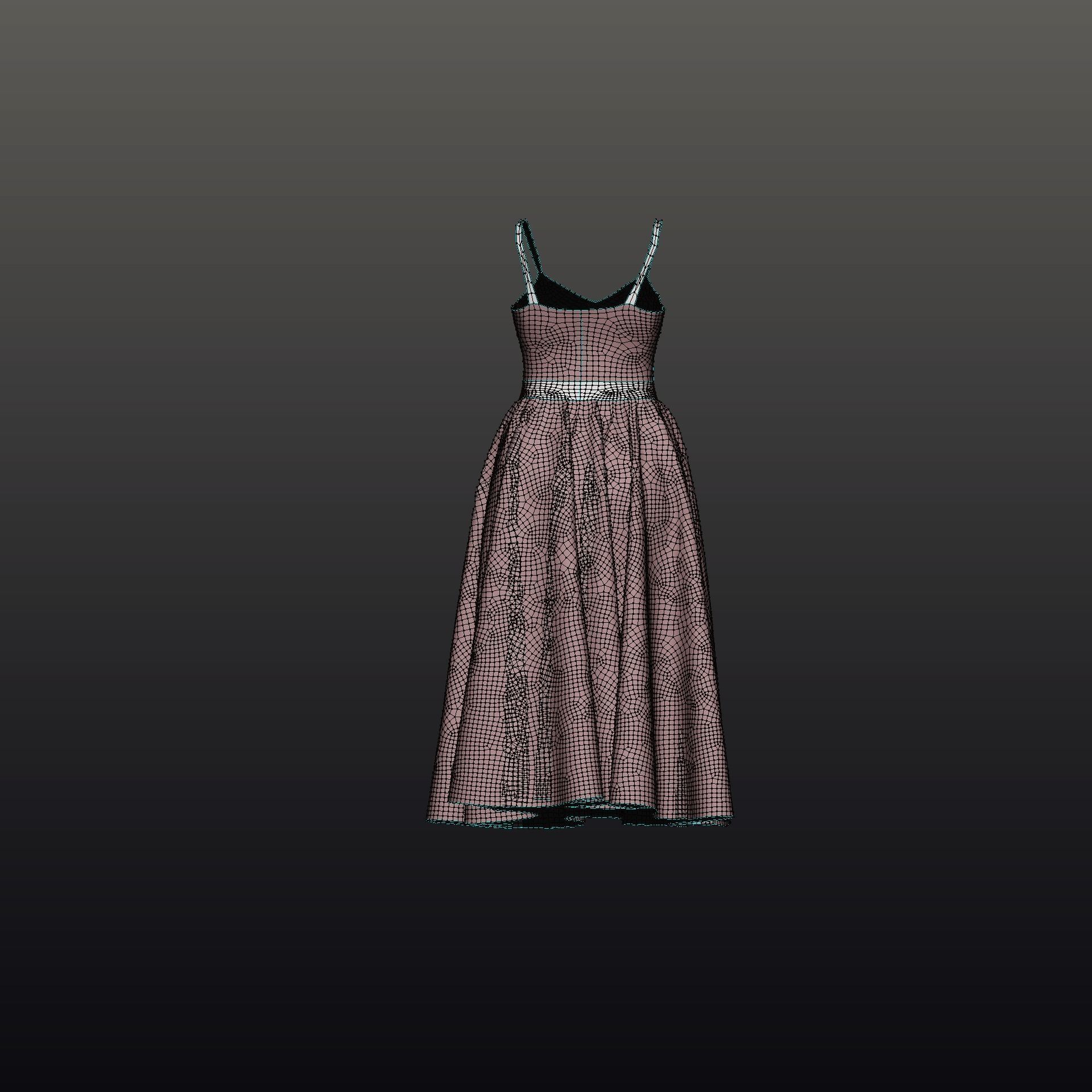 SEQUIN DRESS 3D model_19