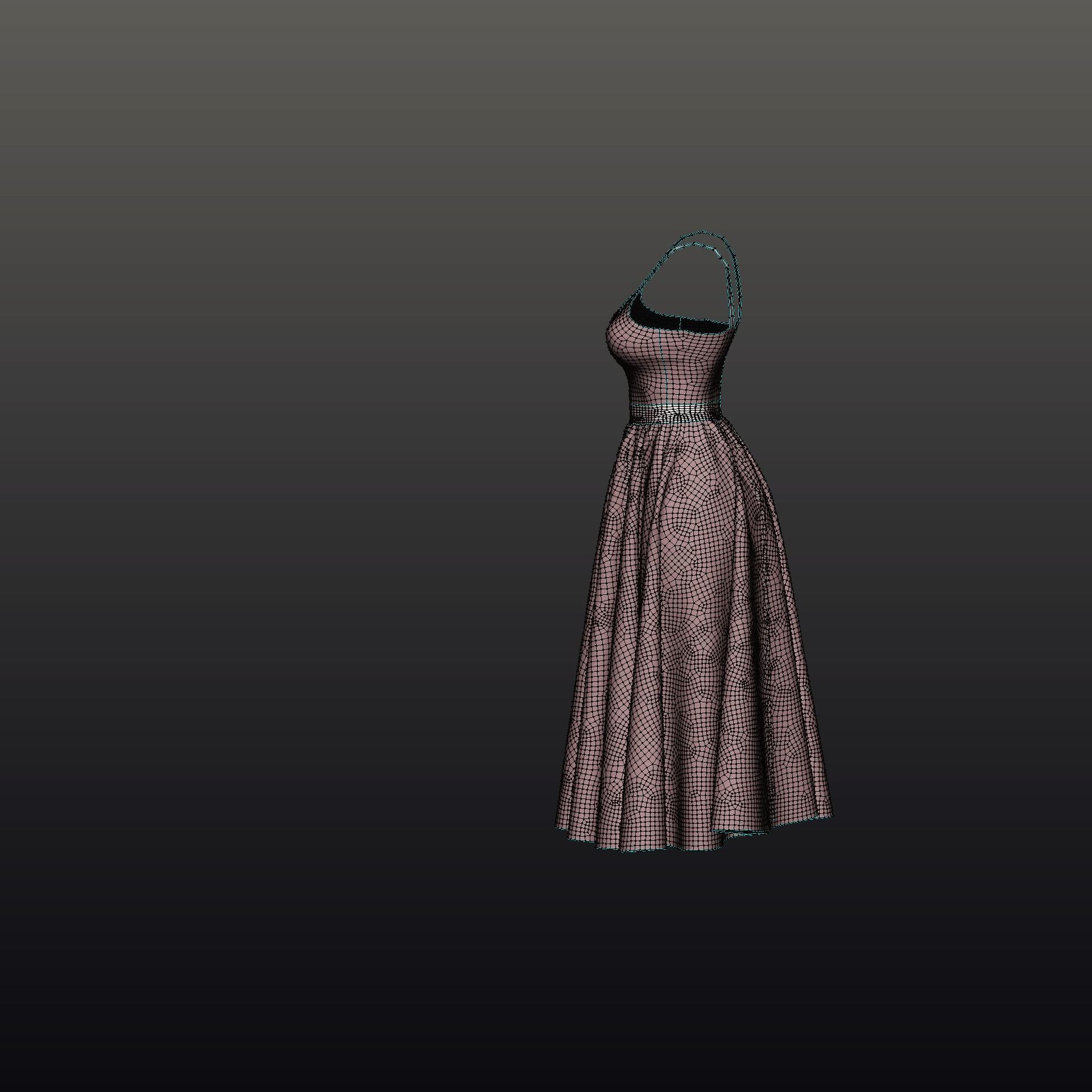 SEQUIN DRESS 3D model_18