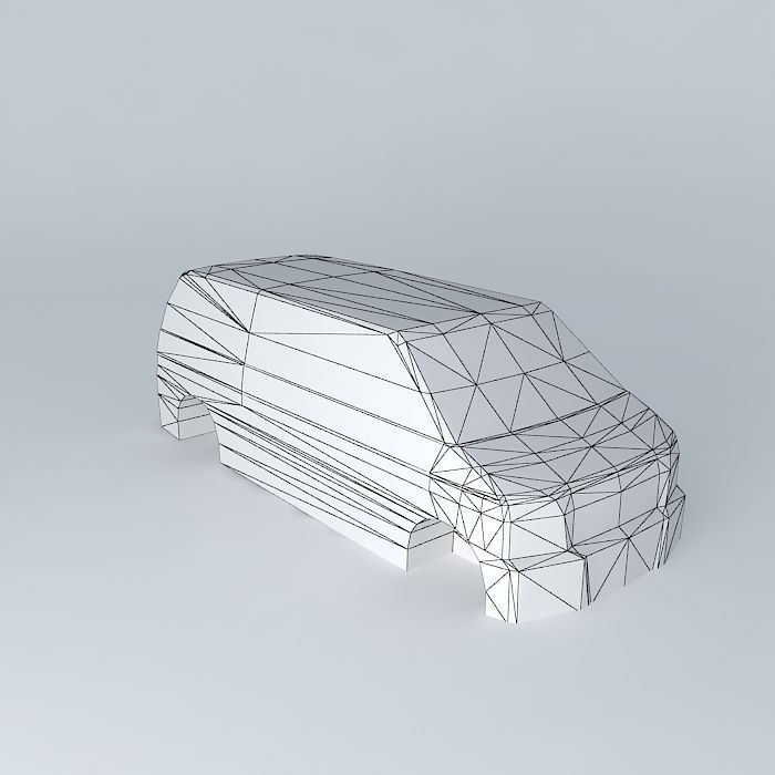 Full-Sized MPV Template Free 3D model_4