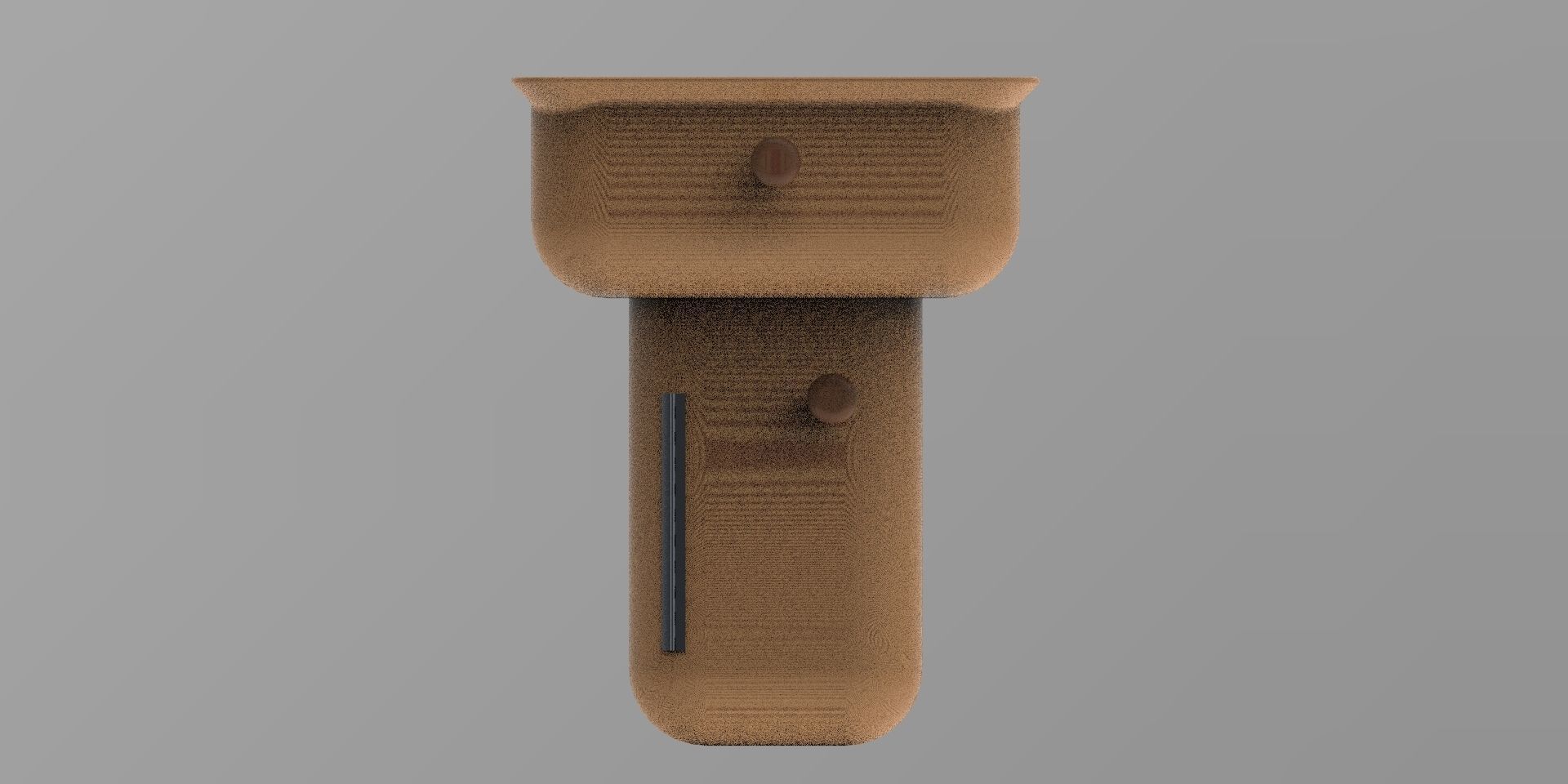 Bed Side Table Unique Design 3D model_5