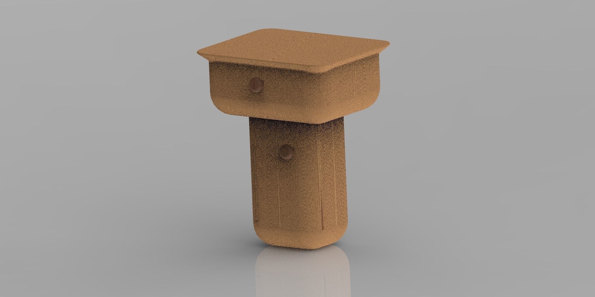 Bed Side Table Unique Design 3D model_2