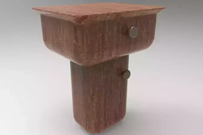 Bed Side Table Unique Design 3D model