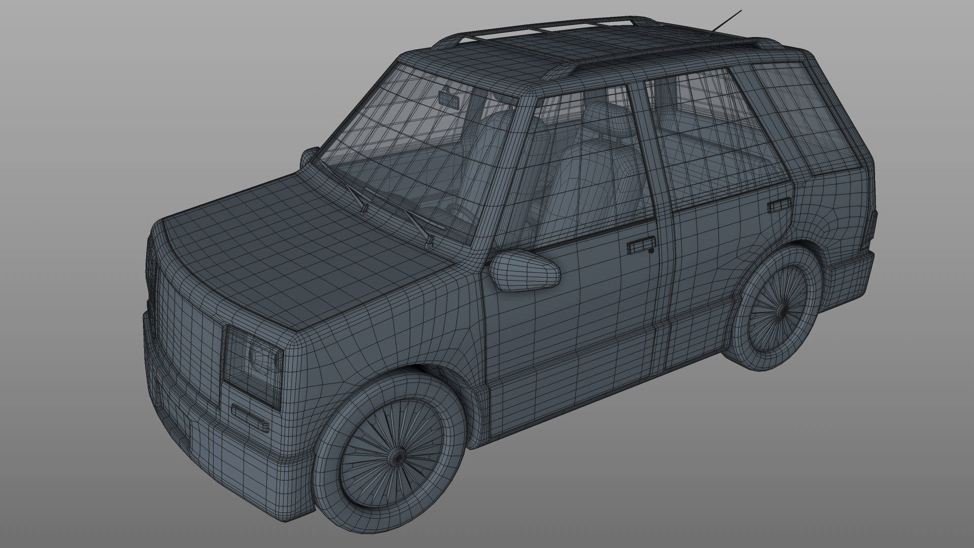 CarToon Basic Car Wagon 3D model_5