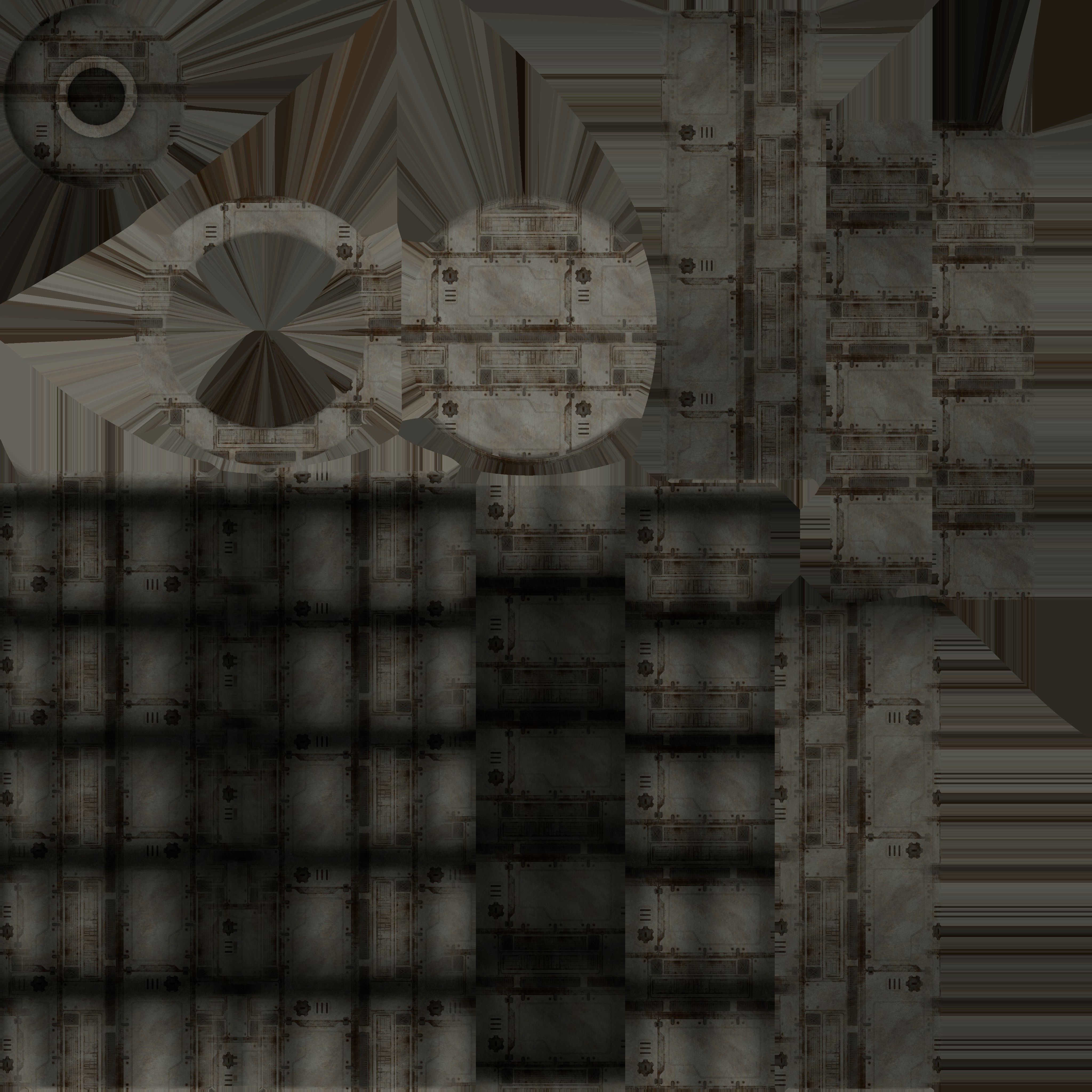 lazer gun Low-poly 3D model_9