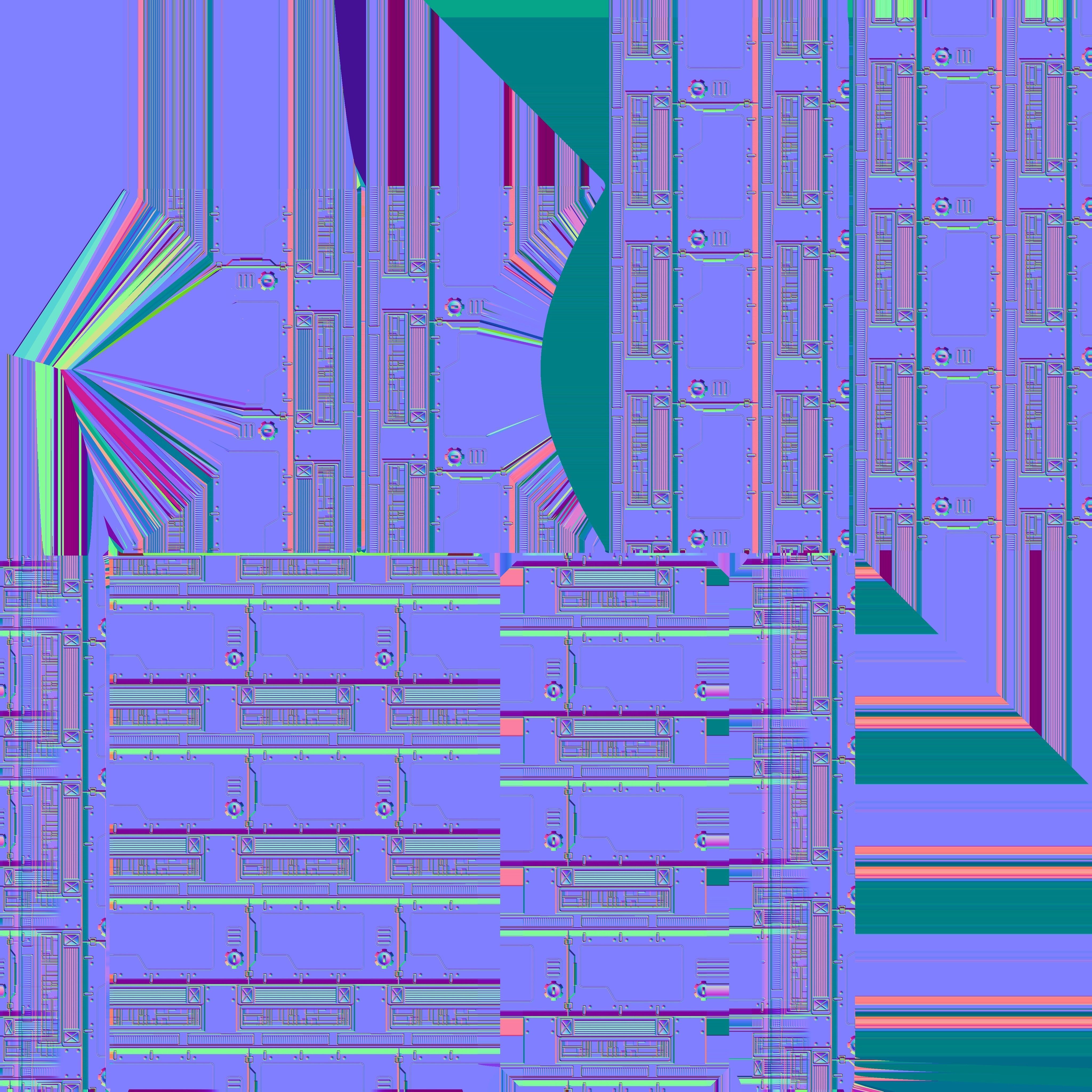 lazer gun Low-poly 3D model_10