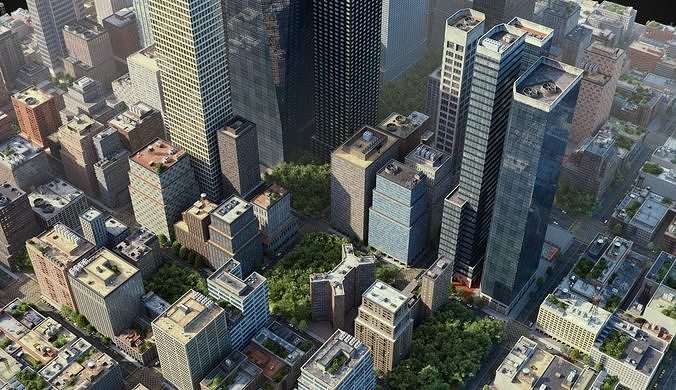 City S5 3D model 6