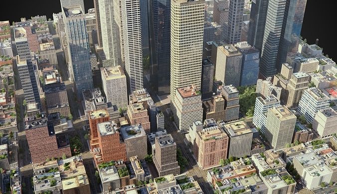 City S5 3D model 2
