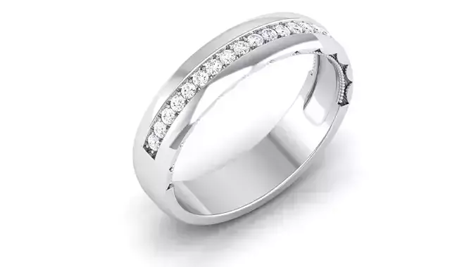 Ring 3dm stl render detail 3D print model oval wedding