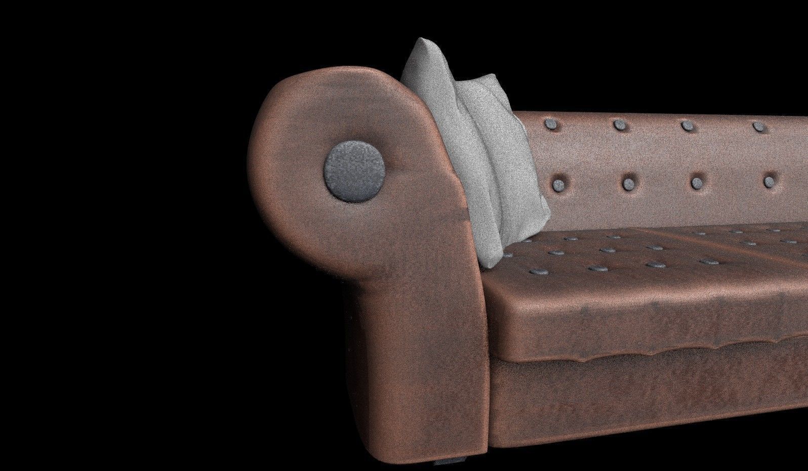 Couch chesterfield sofa Free 3D model_4