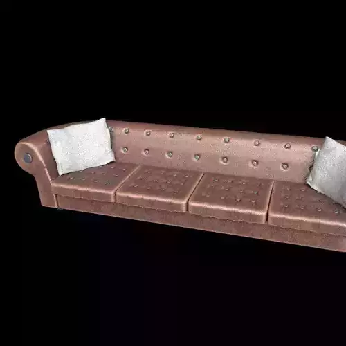 Couch chesterfield sofa Free 3D model
