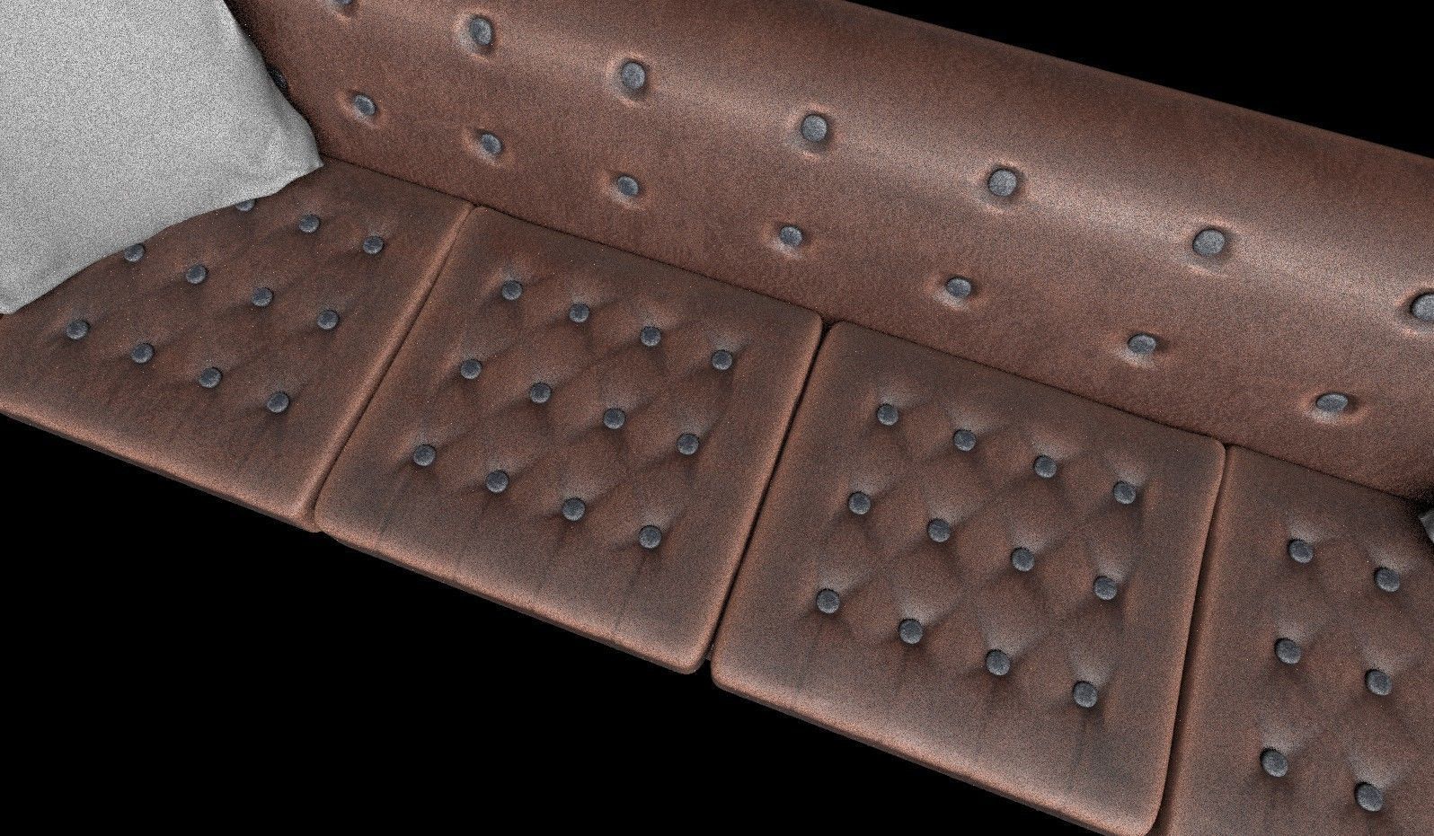 Couch chesterfield sofa Free 3D model_5