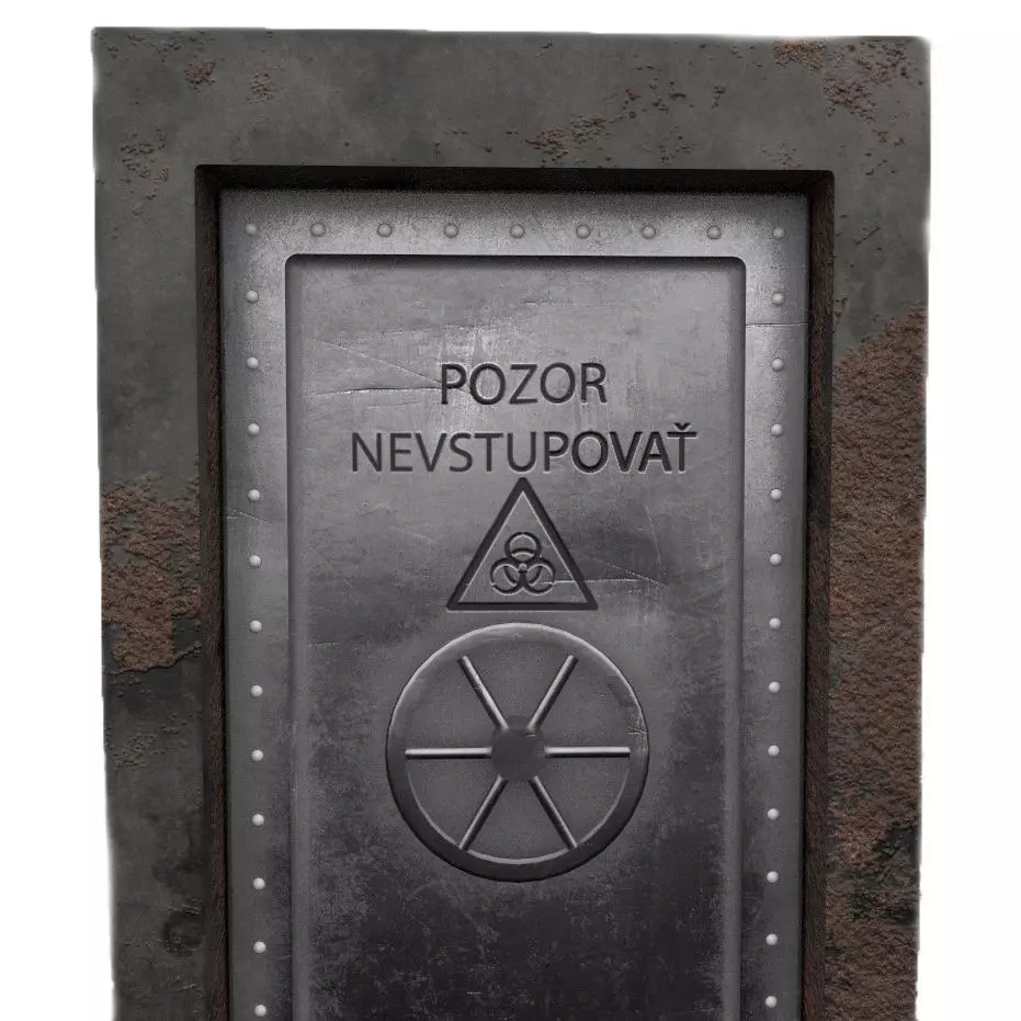 Armored Doors Free 3D model