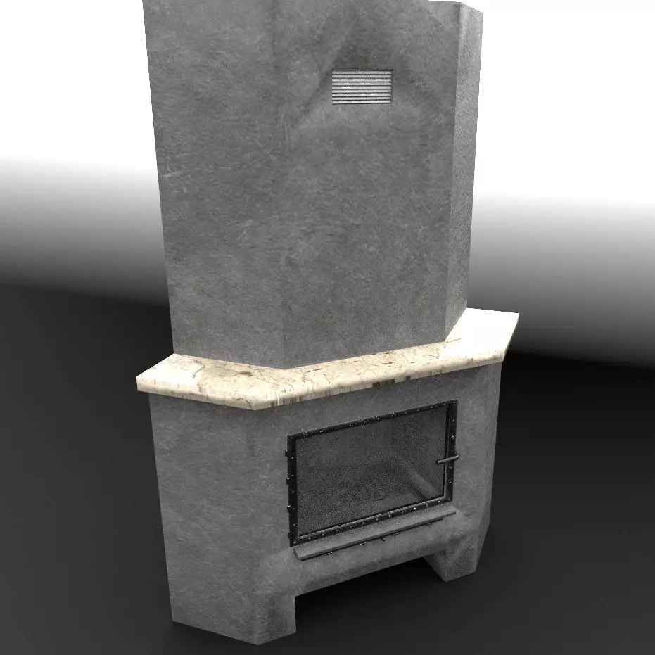 Fireplace Free 3D model_0