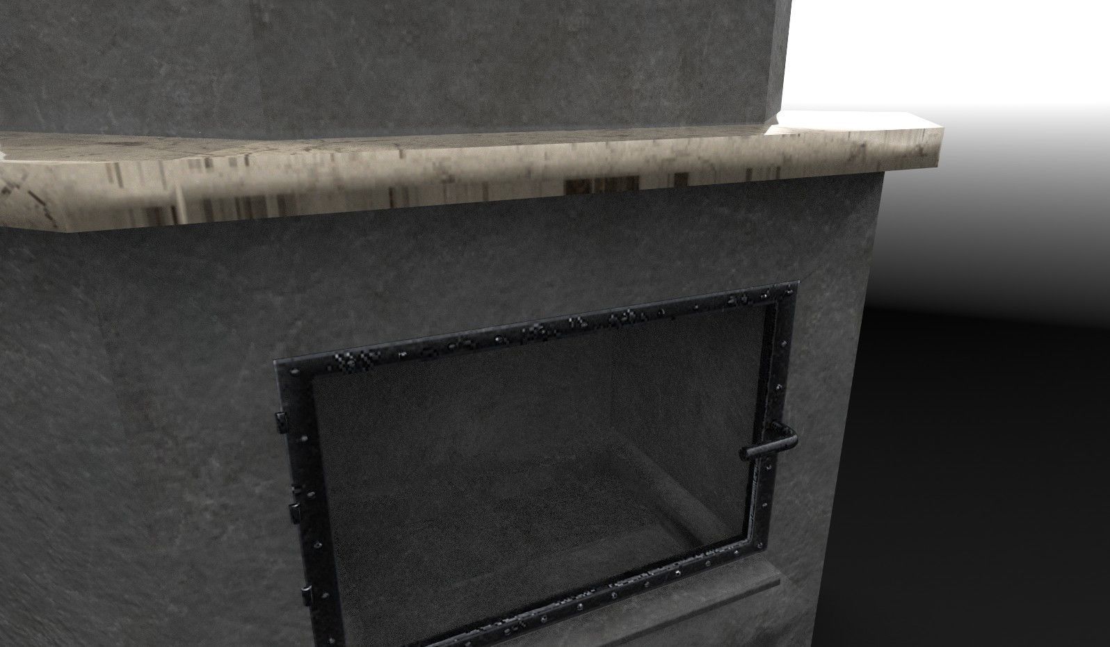 Fireplace Free 3D model_1