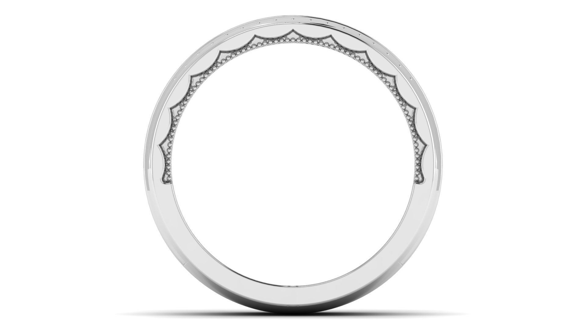 Ring 3dm stl render detail 3D print model diamond with three ... 3D print model_2