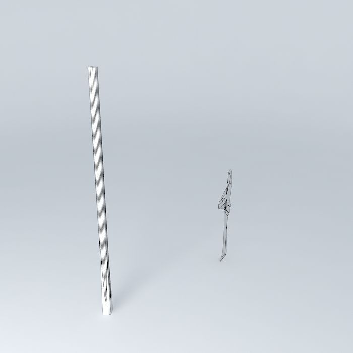 squared pipe Free 3D model_4