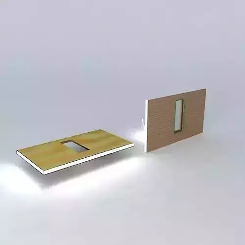 Window cuts into 6 wall by dirvin Free 3D model